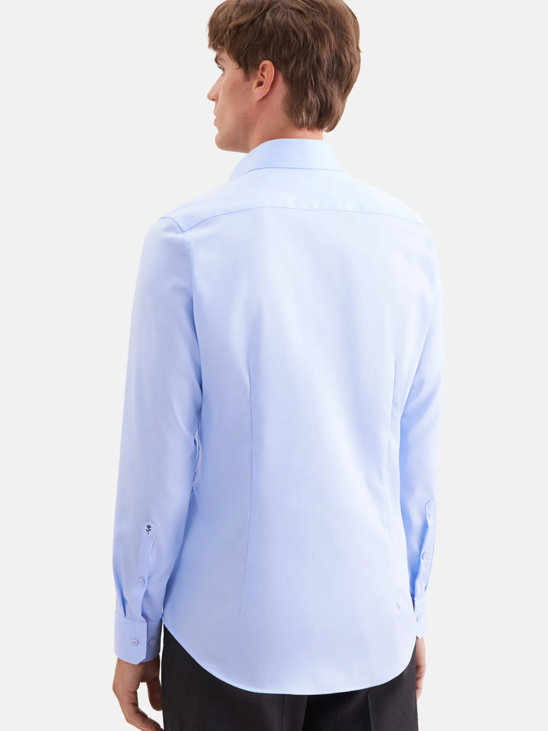 Seidensticker Herren Business Hemd - Slim Fit in blau