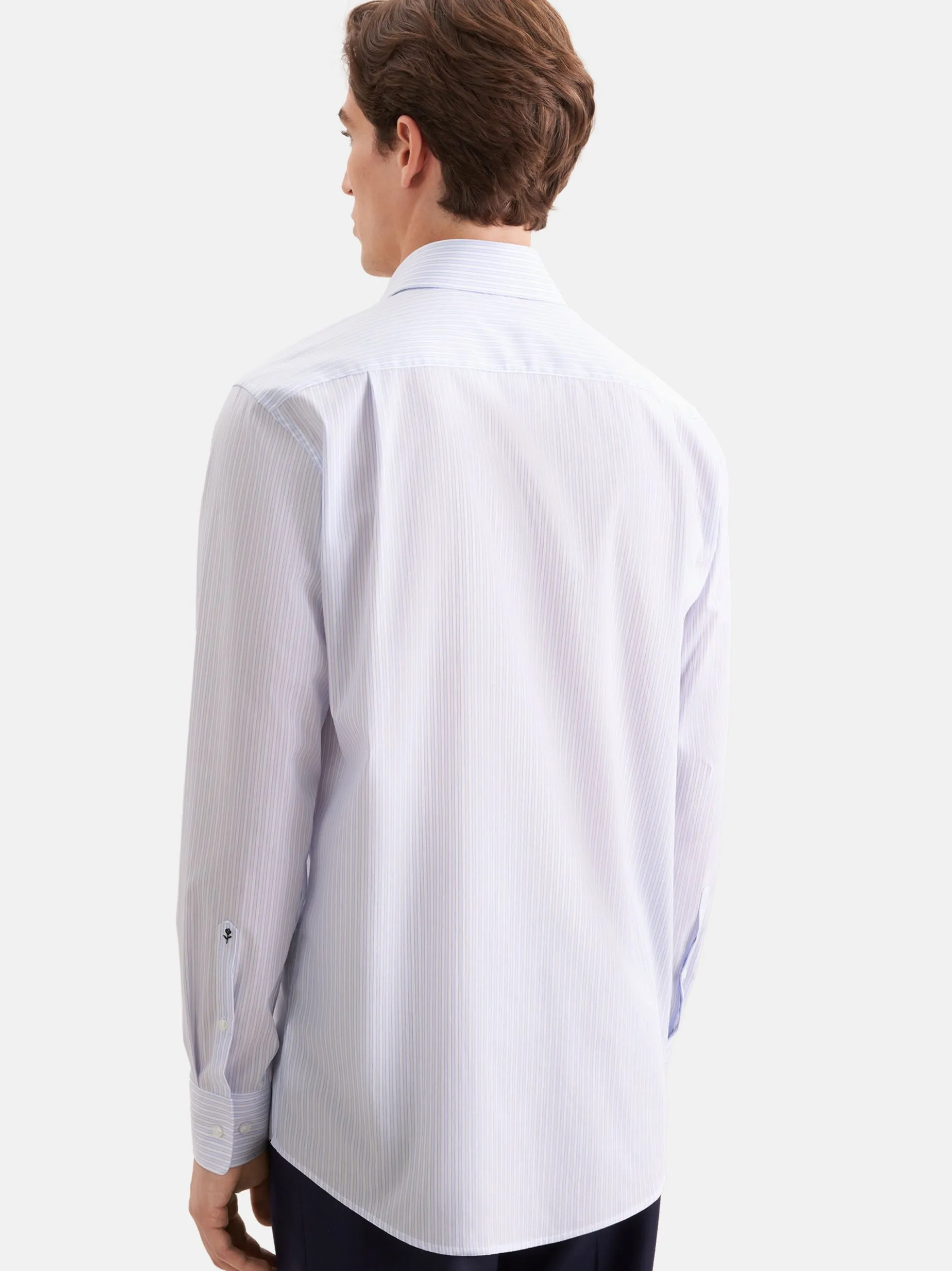 Seidensticker Herren Business Hemd - Regular Fit in hellblau