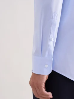 Seidensticker Herren Business Hemd - Regular Fit in blau