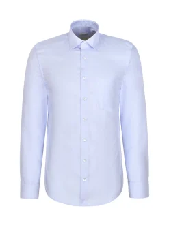 Seidensticker Herren Business Hemd - Comfort Fit in hellblau