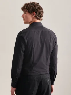 Seidensticker Herren Business Hemd - X-Slim Fit in schwarz