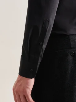 Seidensticker Herren Business Hemd - X-Slim Fit in schwarz