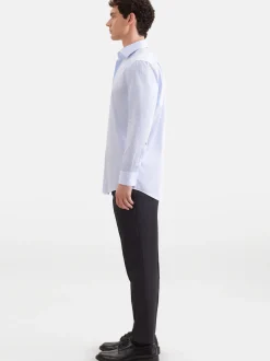 Seidensticker Herren Business Hemd - Regular Fit in hellblau