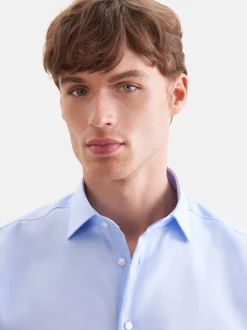 Seidensticker Herren Business Hemd - Regular Fit in blau