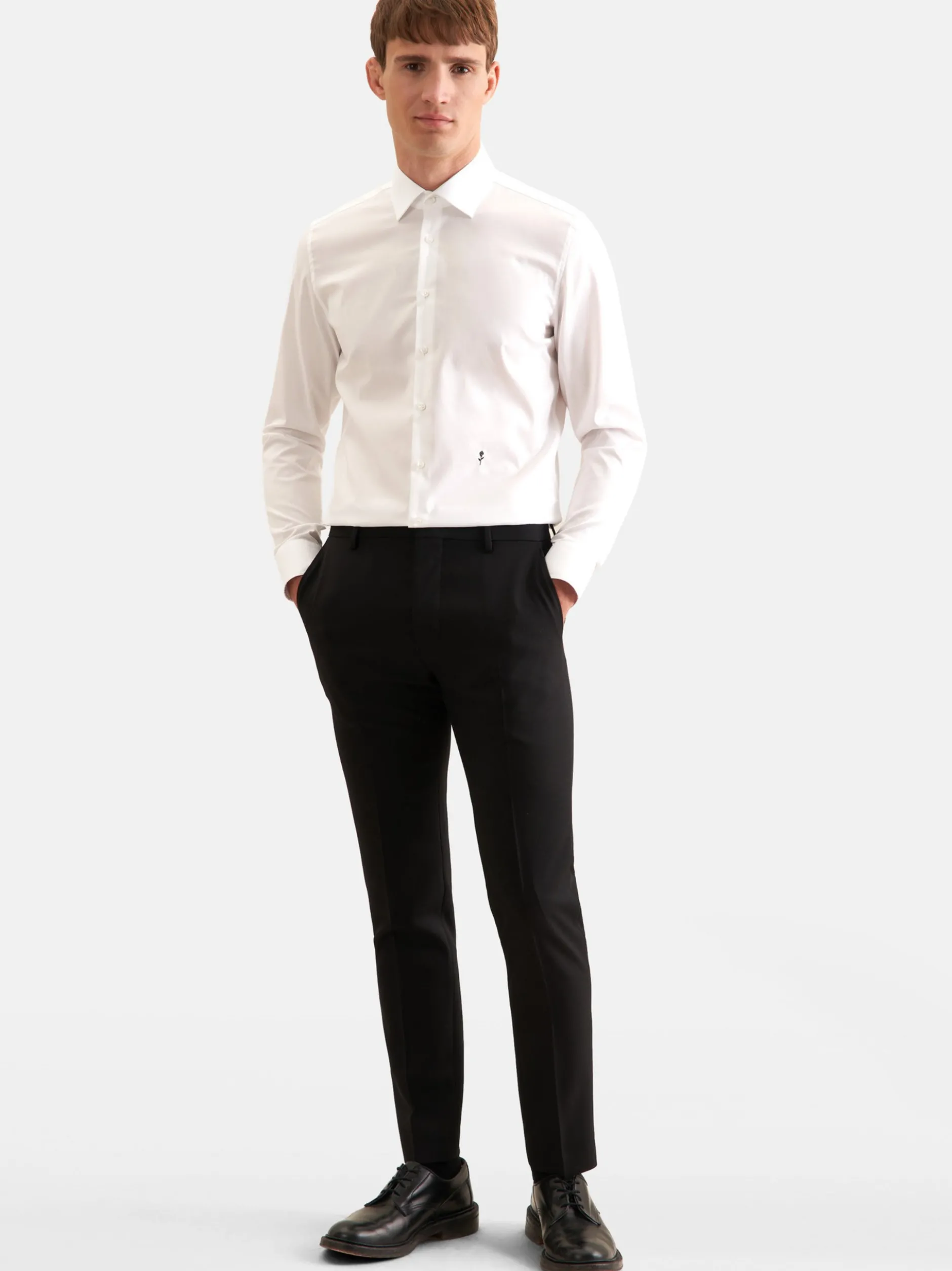 Seidensticker Herren Business Hemd - Shaped Fit in weiß