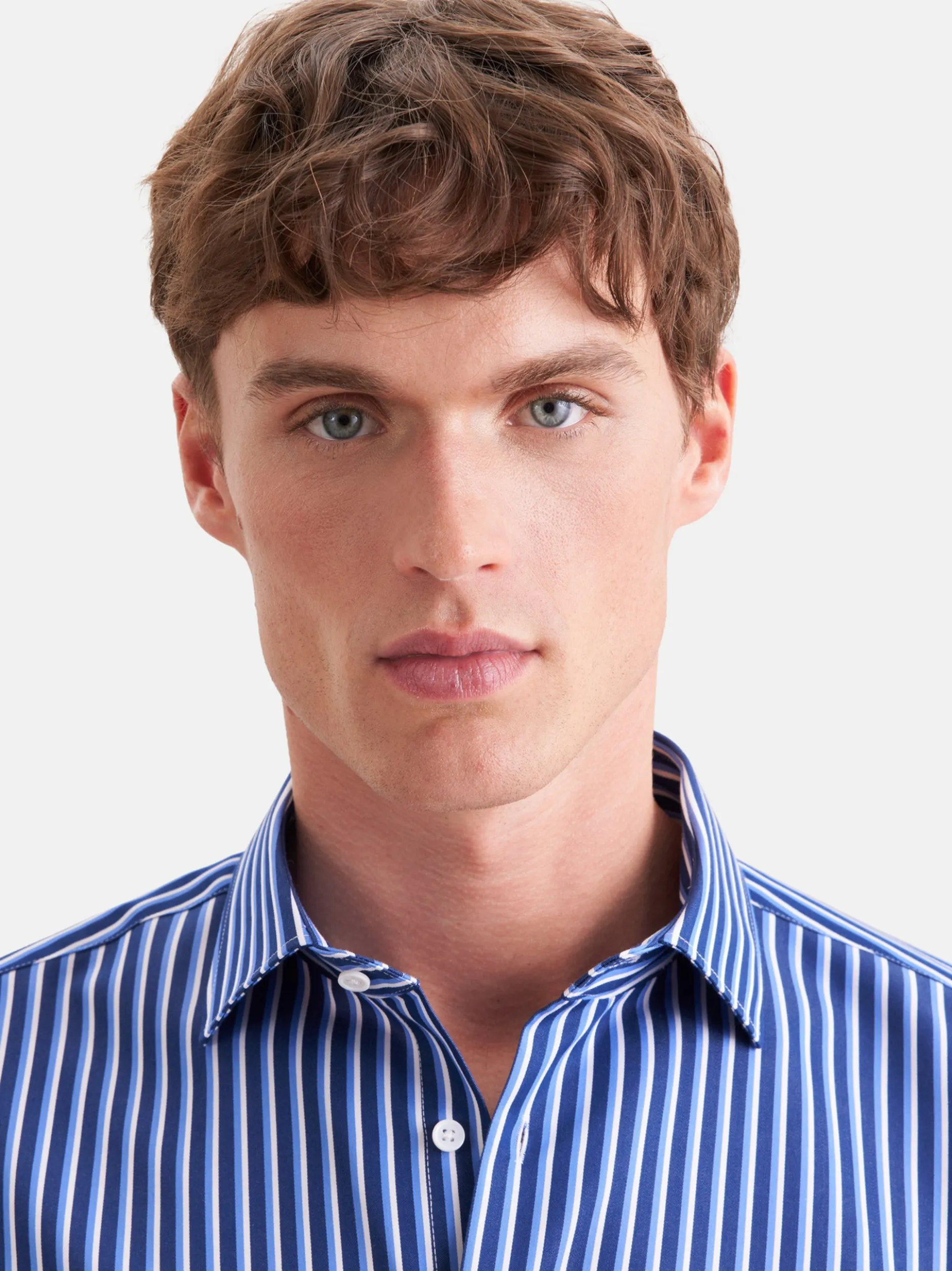 Seidensticker Herren Business Hemd - Slim Fit in blau