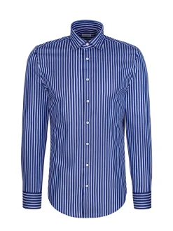 Seidensticker Herren Business Hemd - Slim Fit in blau