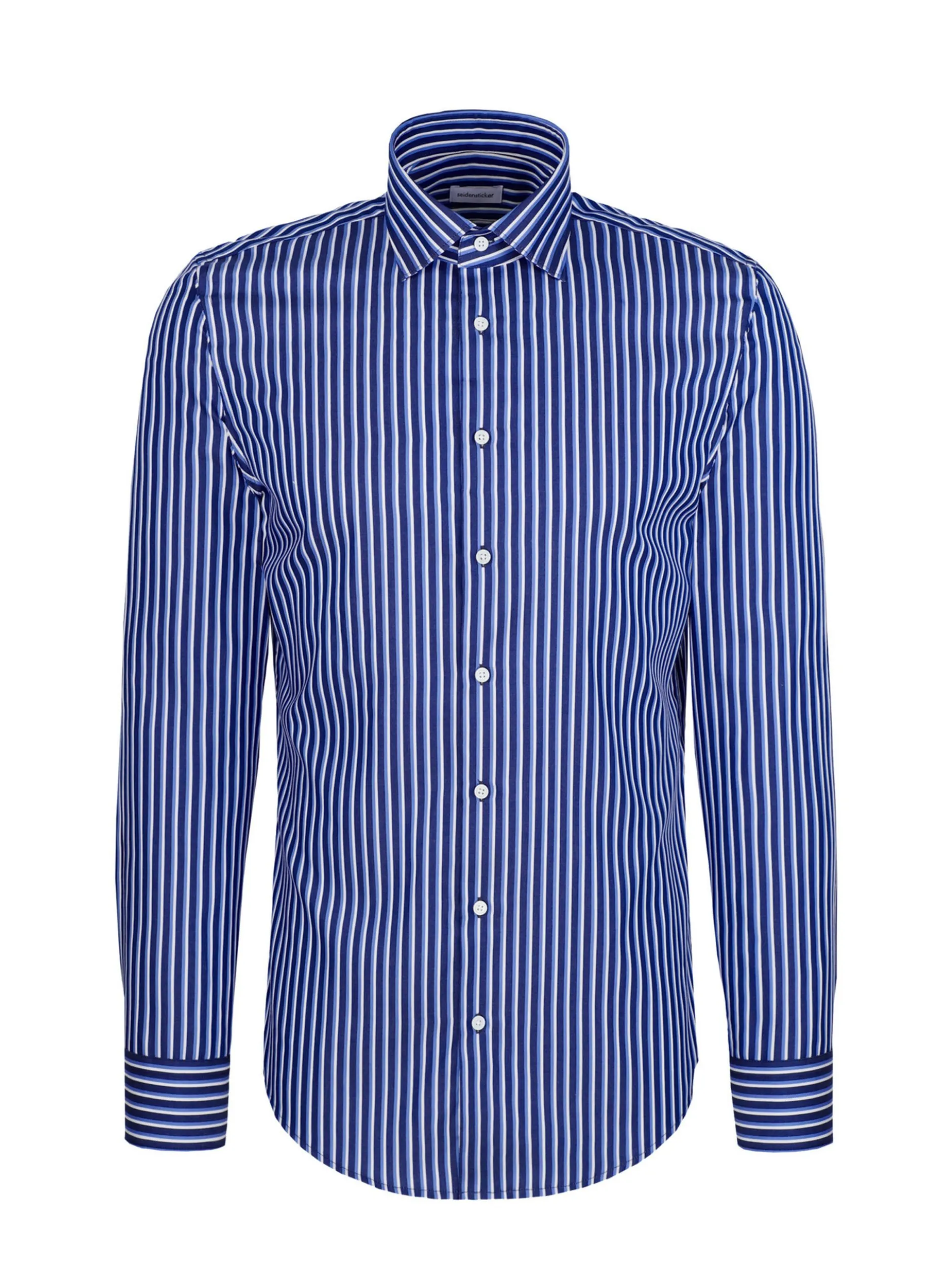 Seidensticker Herren Business Hemd - Slim Fit in blau