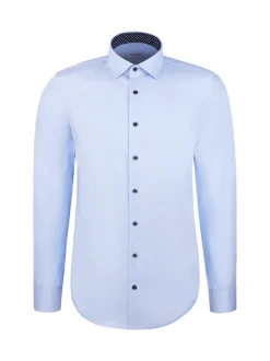 Seidensticker Herren Business Hemd - Shaped Fit in hellblau