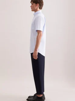 Seidensticker Herren Business Hemd - Regular Fit in hellblau