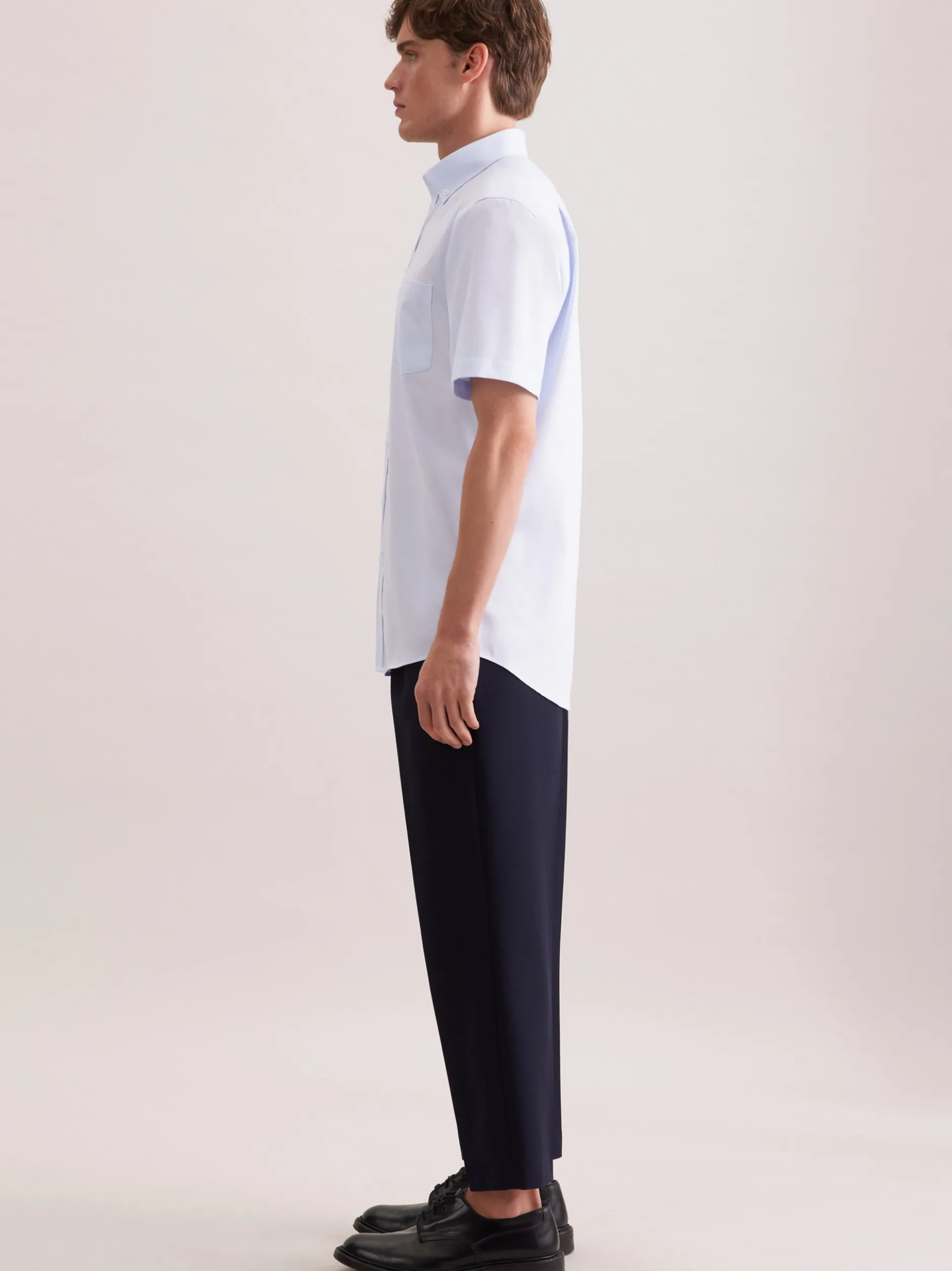 Seidensticker Herren Business Hemd - Regular Fit in hellblau
