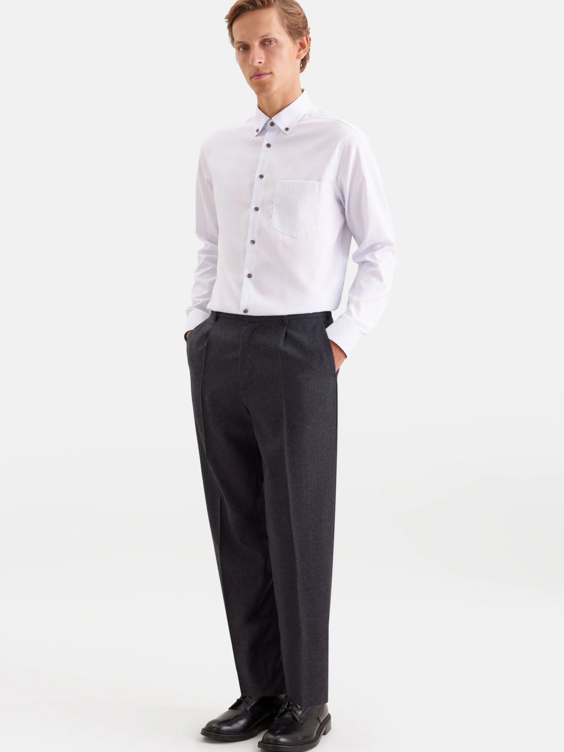 Seidensticker Herren Business Hemd - Regular Fit in hellblau