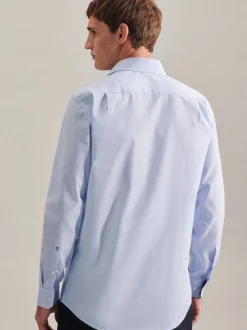 Seidensticker Herren Business Hemd - Regular Fit in hellblau