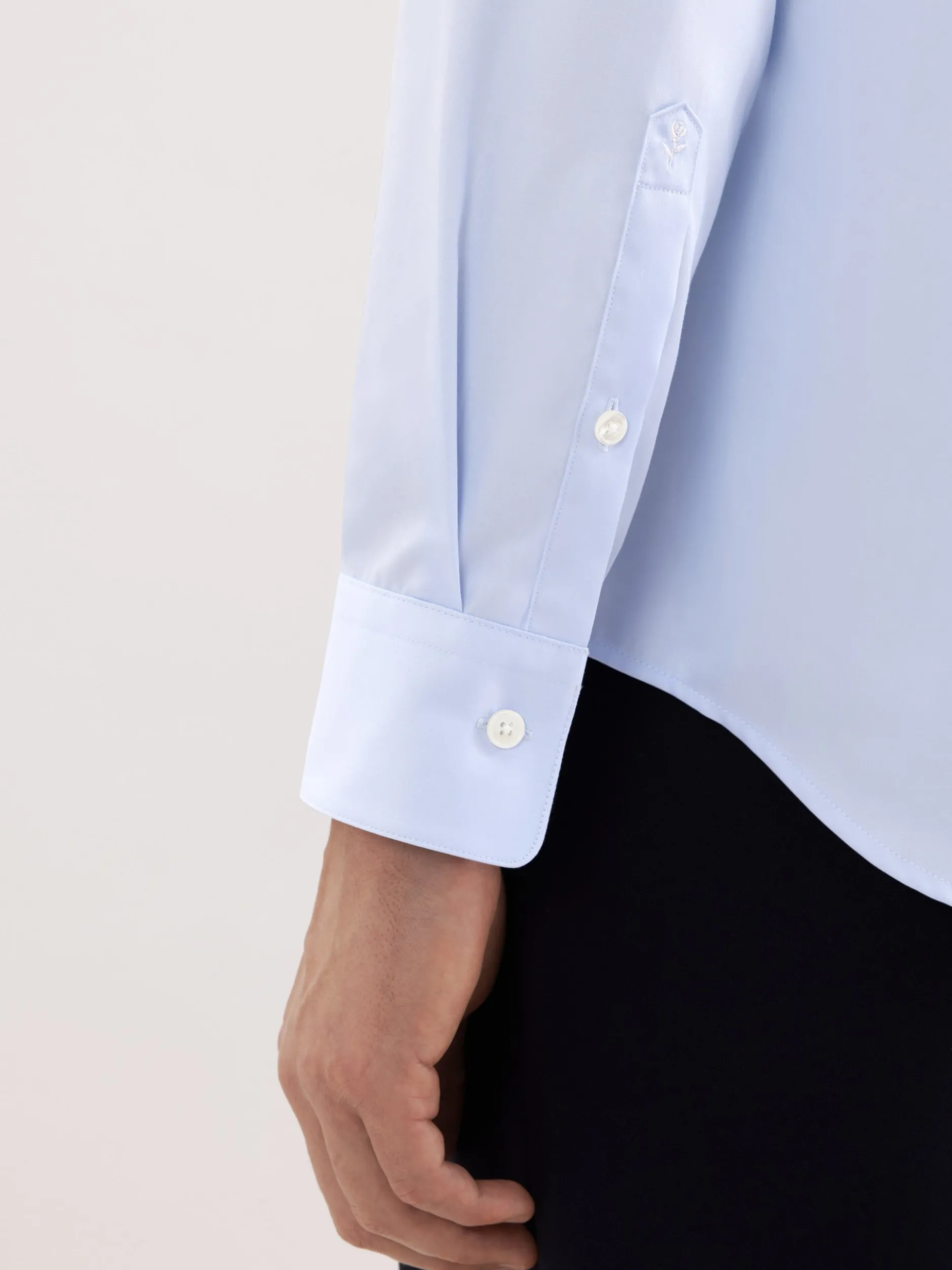 Seidensticker Herren Business Hemd - Straight Fit in hellblau