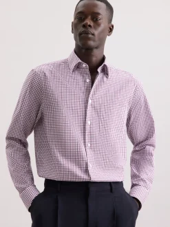 Seidensticker Herren Business Hemd - Regular Fit in purple