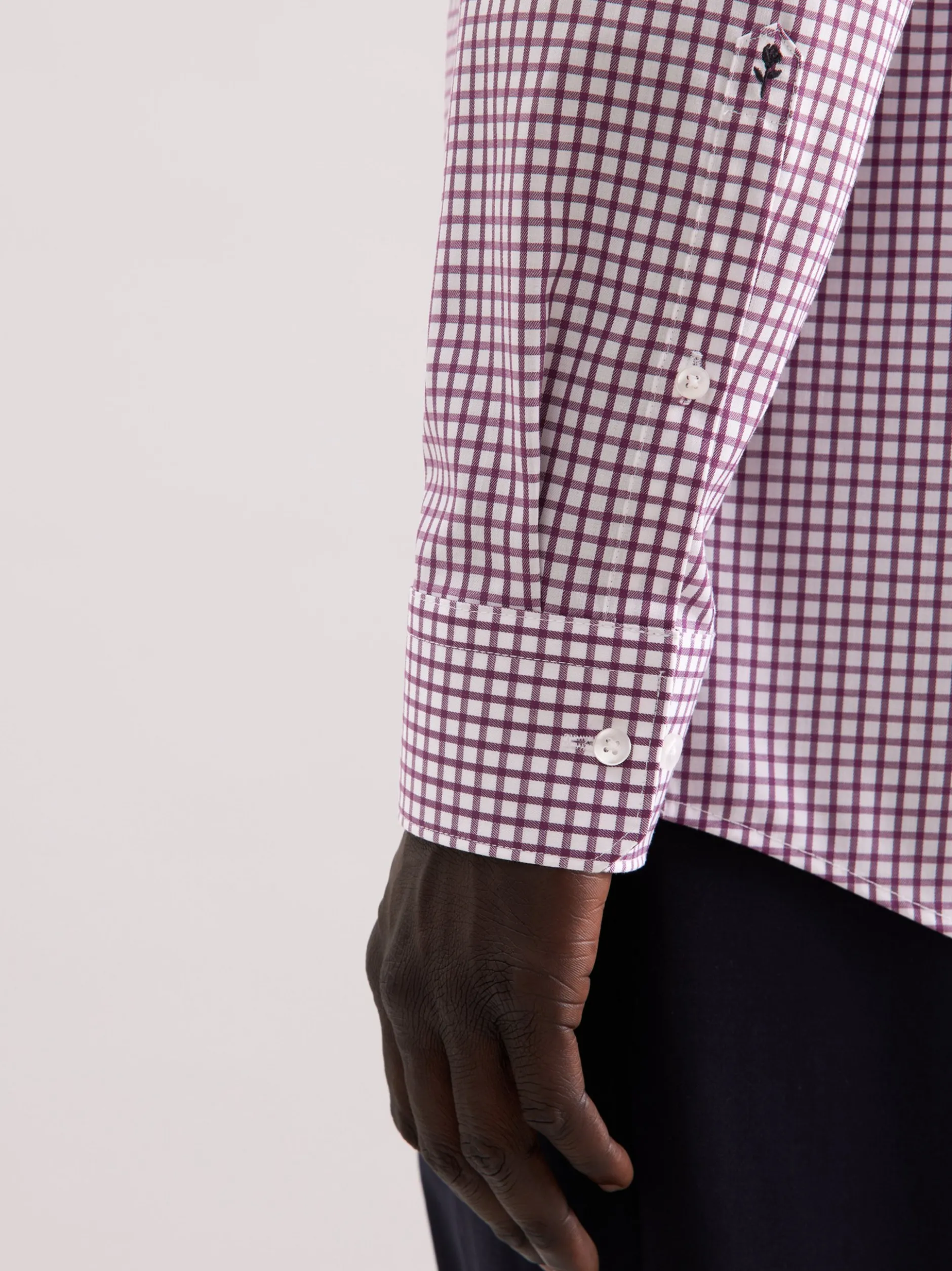 Seidensticker Herren Business Hemd - Regular Fit in purple