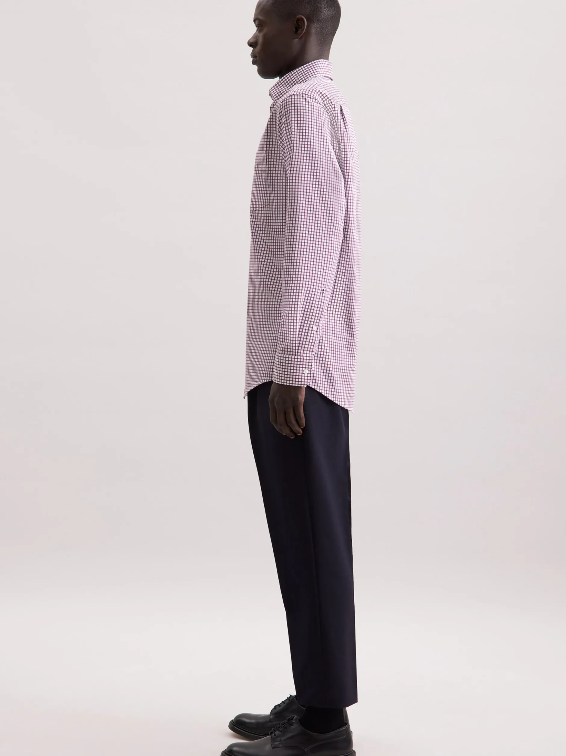 Seidensticker Herren Business Hemd - Regular Fit in purple