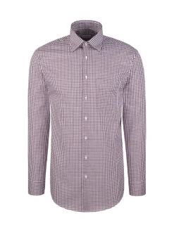 Seidensticker Herren Business Hemd - Regular Fit in purple
