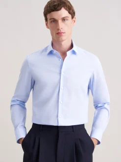 Seidensticker Herren Business Hemd - Slim Fit in blau