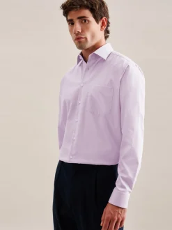 Seidensticker Herren Business Hemd - Regular Fit in lila