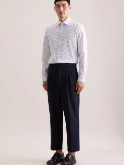Seidensticker Herren Business Hemd - Shaped Fit in weiß
