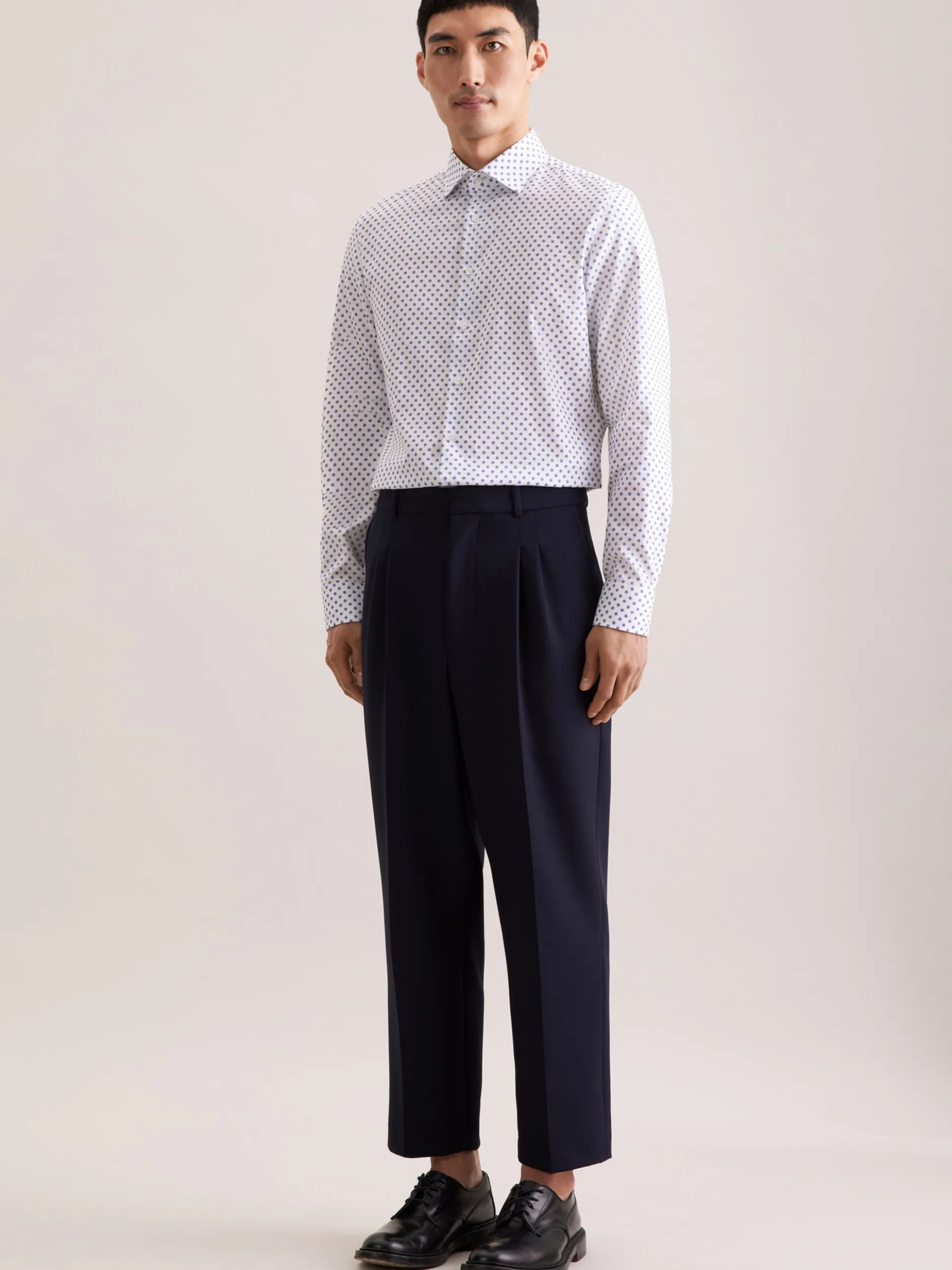 Seidensticker Herren Business Hemd - Shaped Fit in weiß