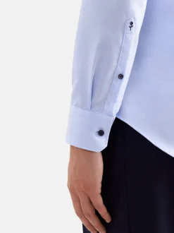 Seidensticker Herren Business Hemd - Slim Fit in blau