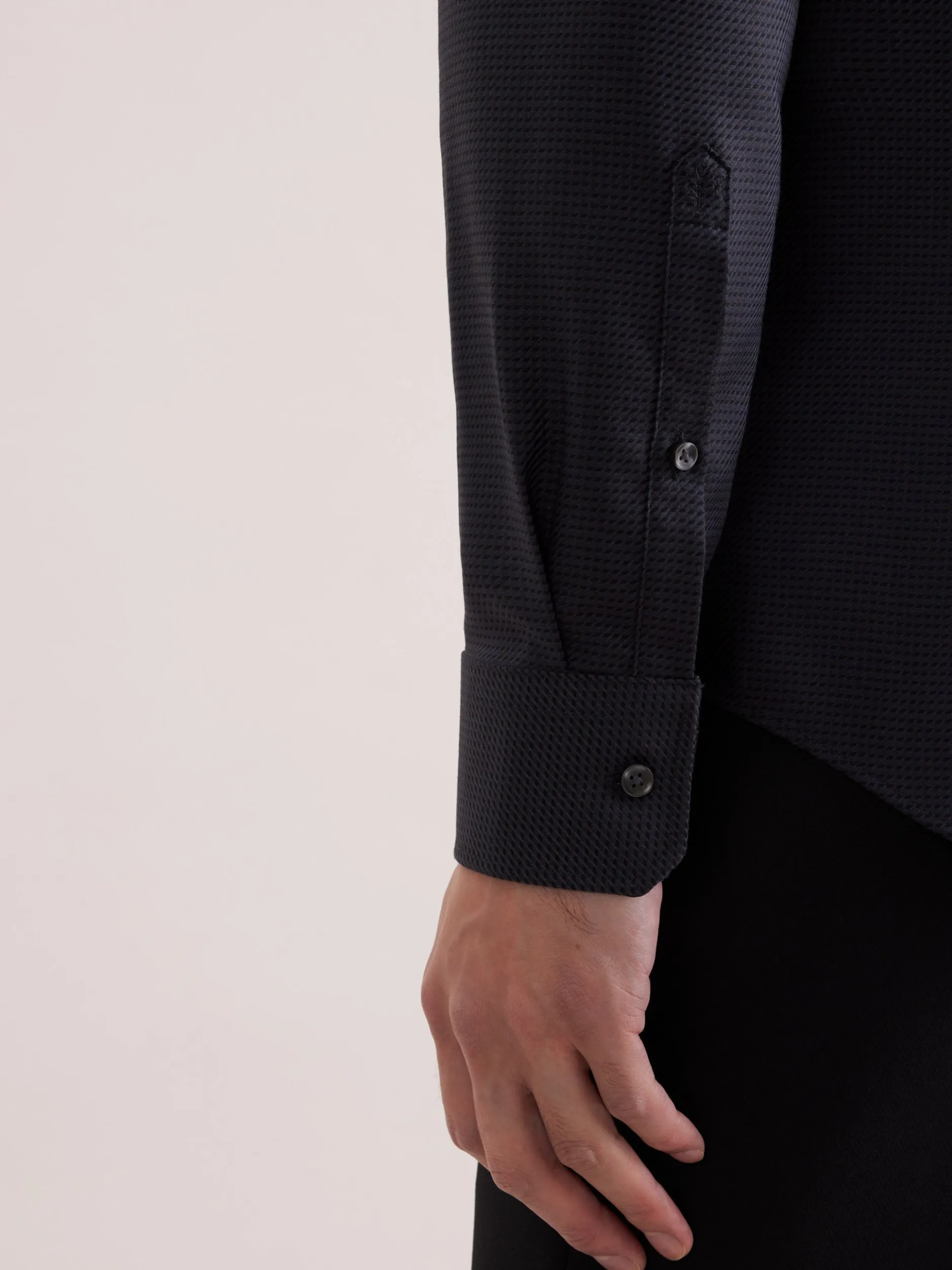Seidensticker Herren Business Hemd - Slim Fit in anthrazit