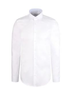 Seidensticker Herren Business Hemd - Shaped Fit in weiß