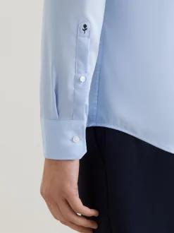 Seidensticker Herren Business Hemd - X-Slim Fit in hellblau