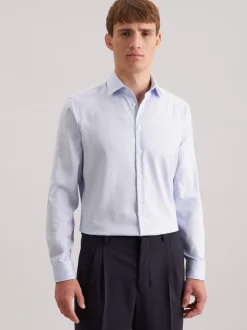 Seidensticker Herren Business Hemd - X-Slim Fit in hellblau