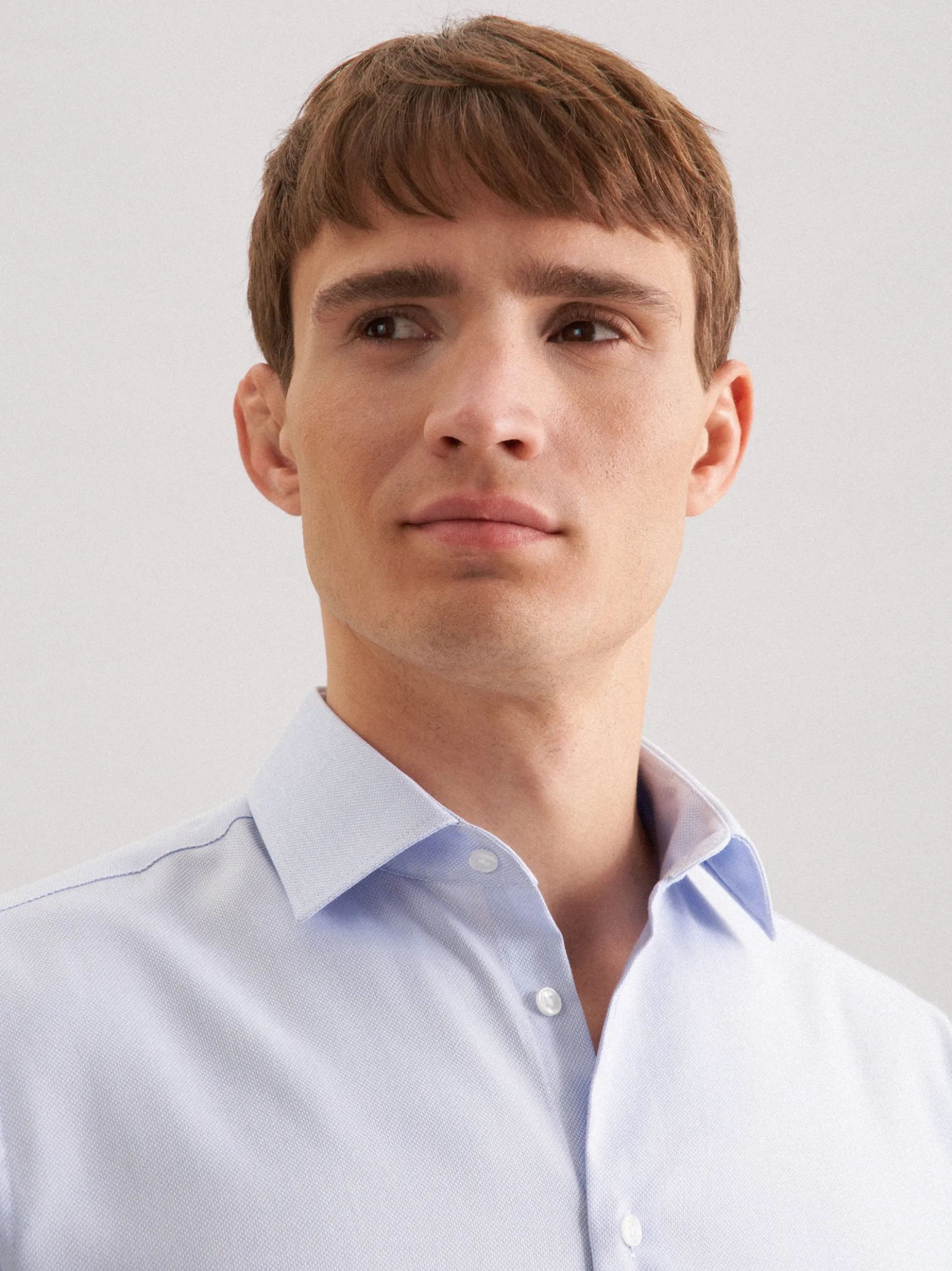 Seidensticker Herren Business Hemd - X-Slim Fit in hellblau