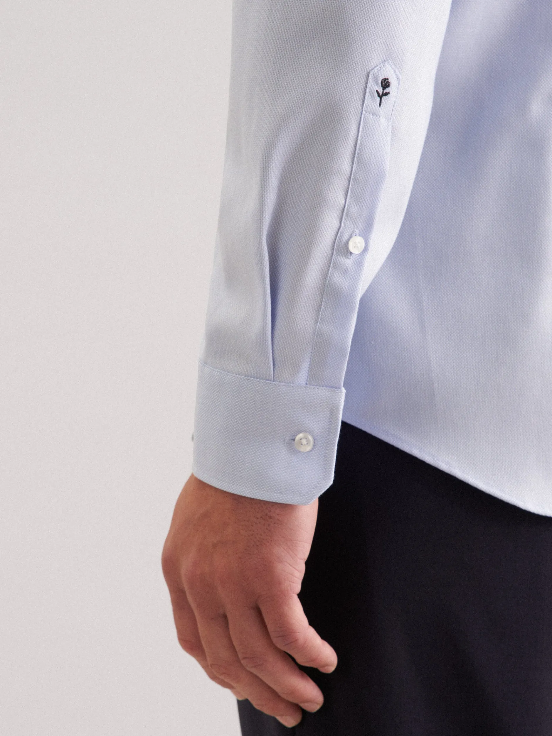 Seidensticker Herren Business Hemd - X-Slim Fit in hellblau