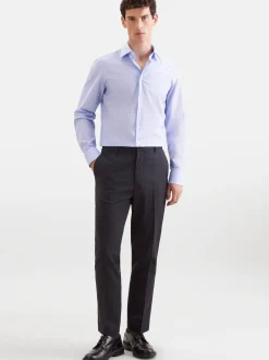 Seidensticker Herren Business Hemd - Shaped Fit in blau