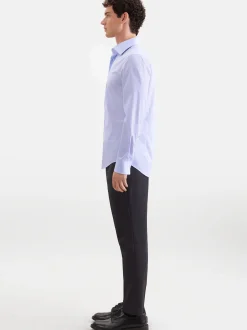 Seidensticker Herren Business Hemd - Shaped Fit in blau