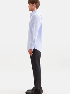 Seidensticker Herren Business Hemd - Regular Fit in blau