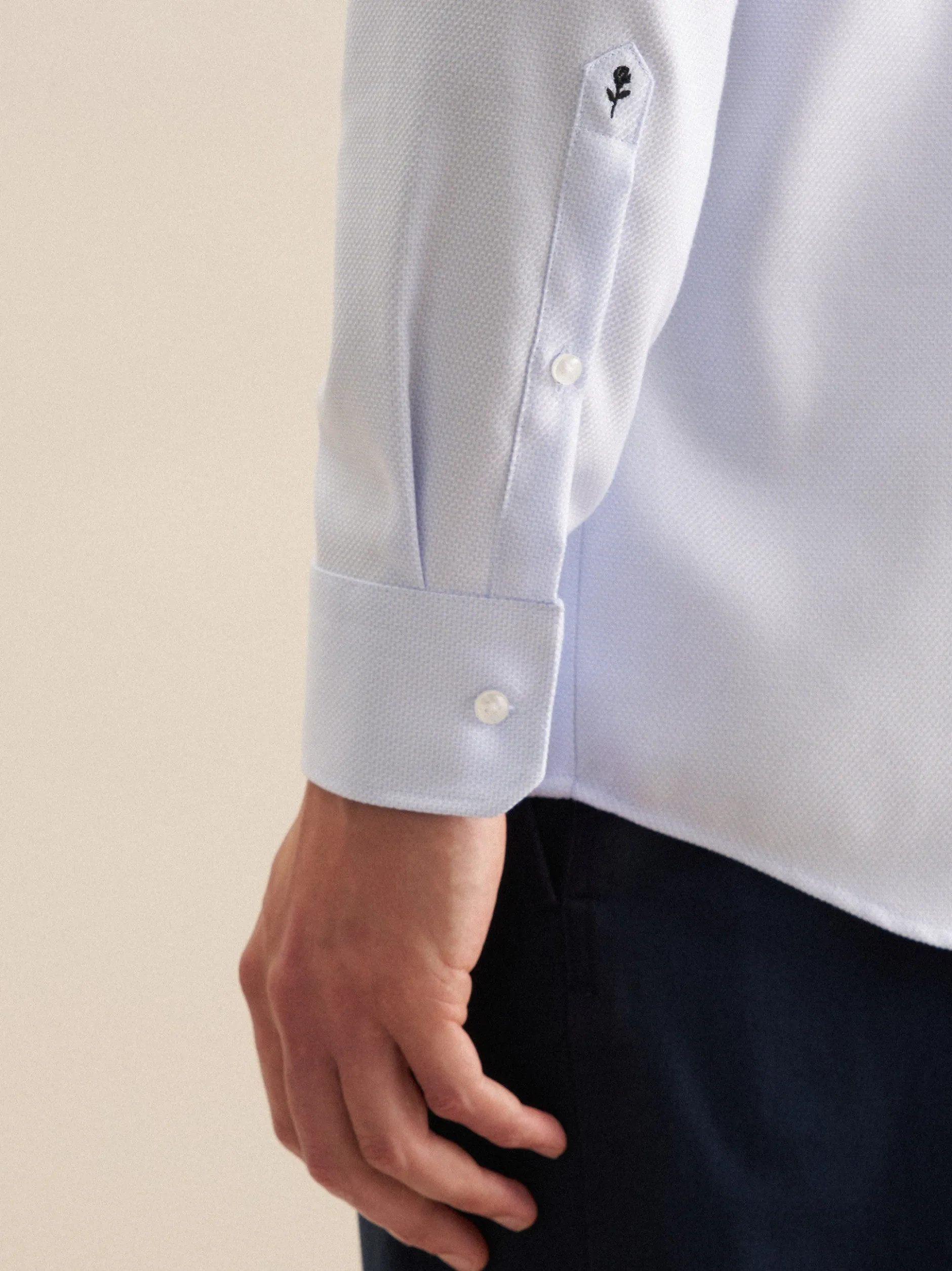 Seidensticker Herren Business Hemd - Regular Fit in hellblau