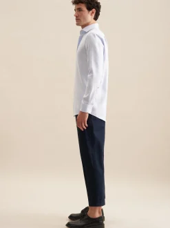Seidensticker Herren Business Hemd - Regular Fit in hellblau