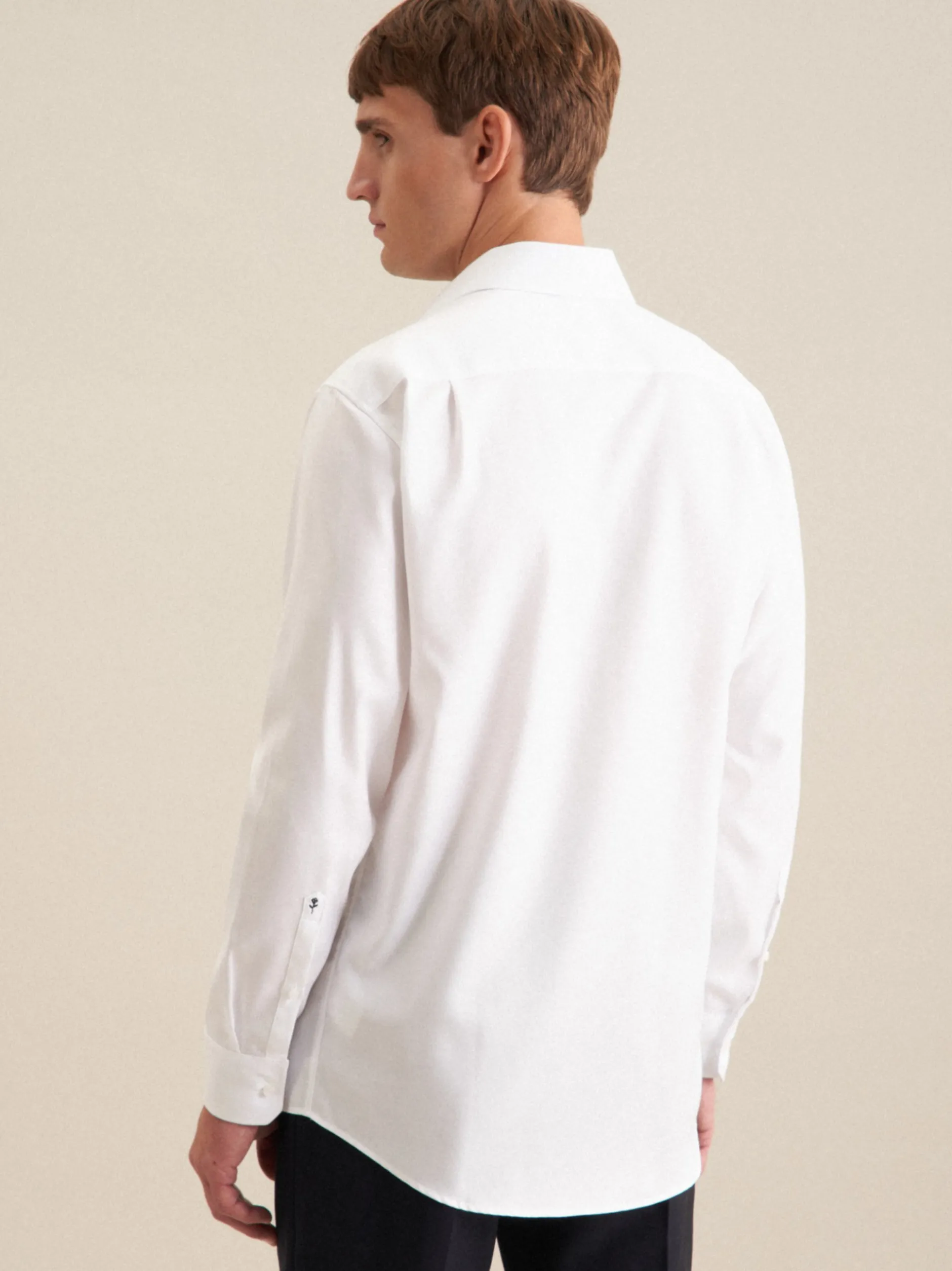 Seidensticker Herren Business Hemd - Regular Fit in weiß