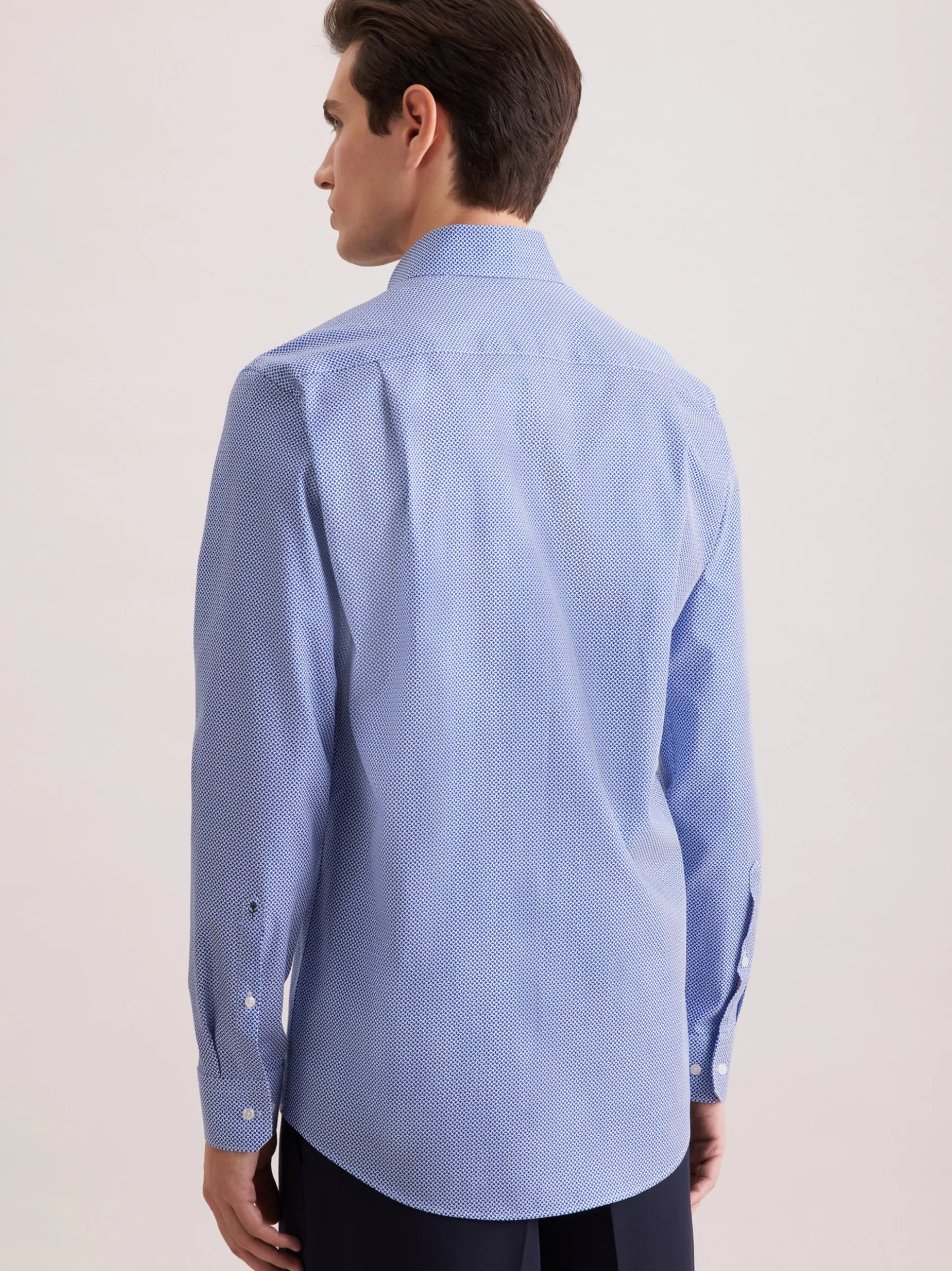 Seidensticker Herren Business Hemd - Regular Fit in blau