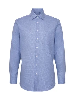 Seidensticker Herren Business Hemd - Regular Fit in blau