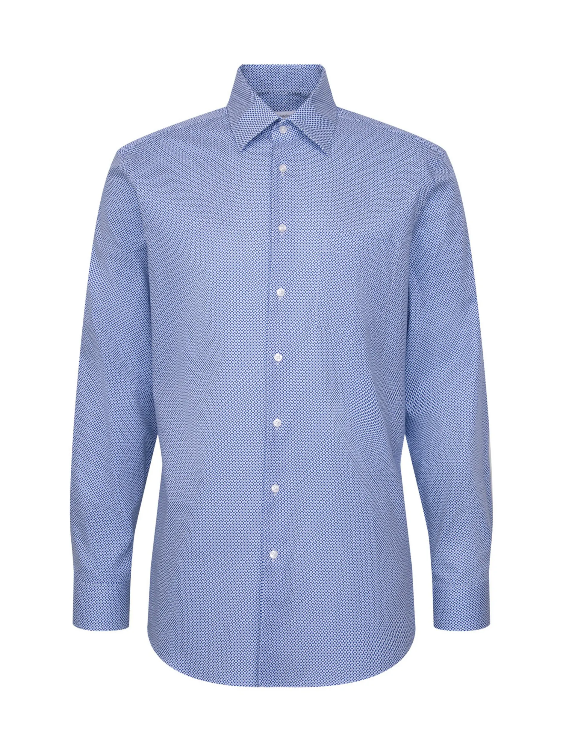 Seidensticker Herren Business Hemd - Regular Fit in blau