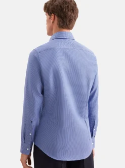 Seidensticker Herren Business Hemd - Slim Fit in blau