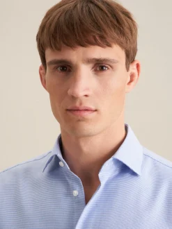 Seidensticker Herren Business Hemd - Regular Fit in blau