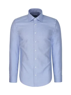 Seidensticker Herren Business Hemd - X-Slim Fit in blau