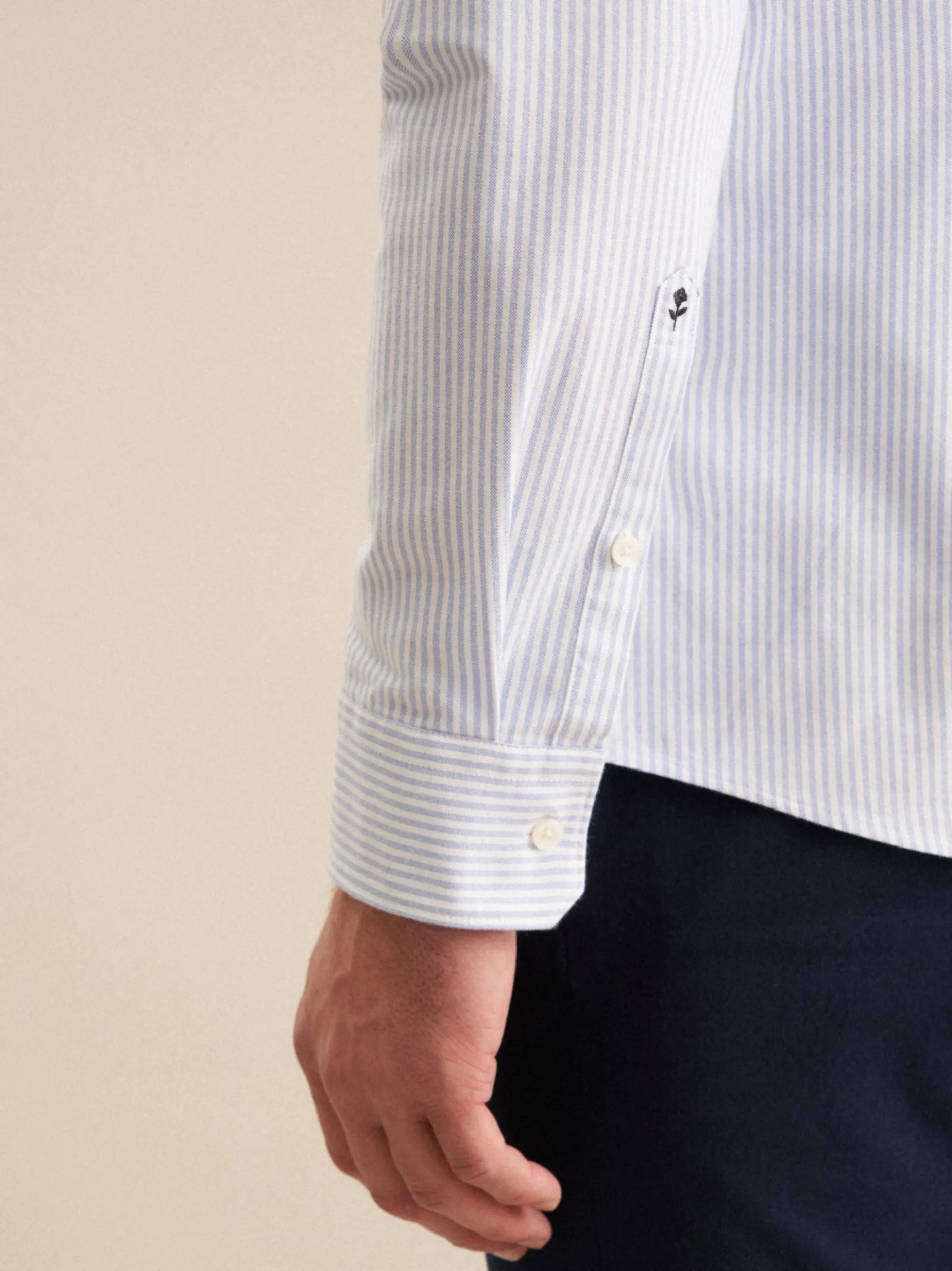 Seidensticker Herren Casual Hemd - Slim Fit in blau