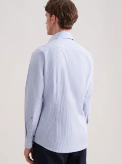 Seidensticker Herren Casual Hemd - Slim Fit in hellblau