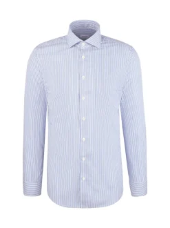 Seidensticker Herren Casual Hemd - Slim Fit in hellblau