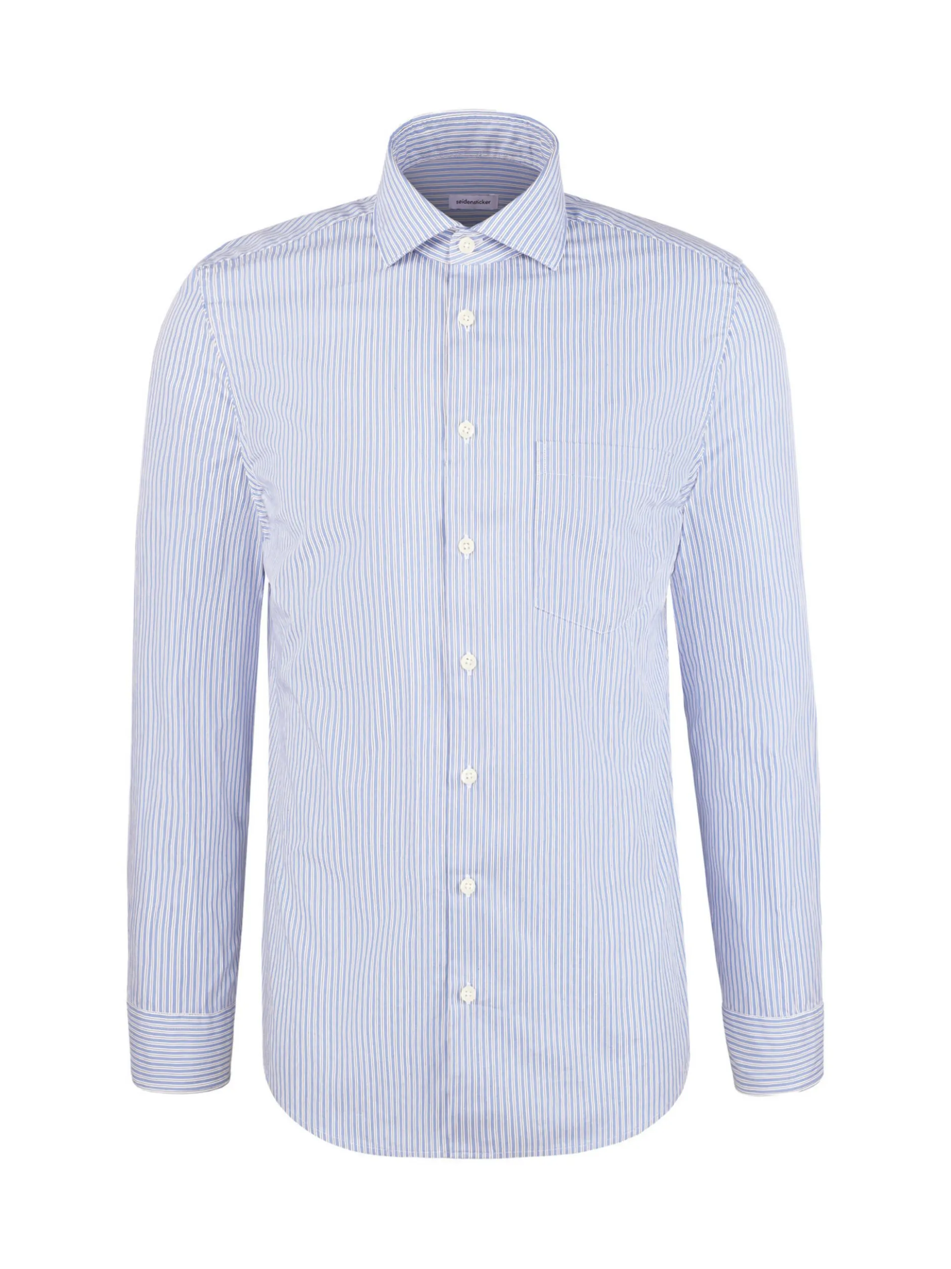 Seidensticker Herren Casual Hemd - Slim Fit in hellblau
