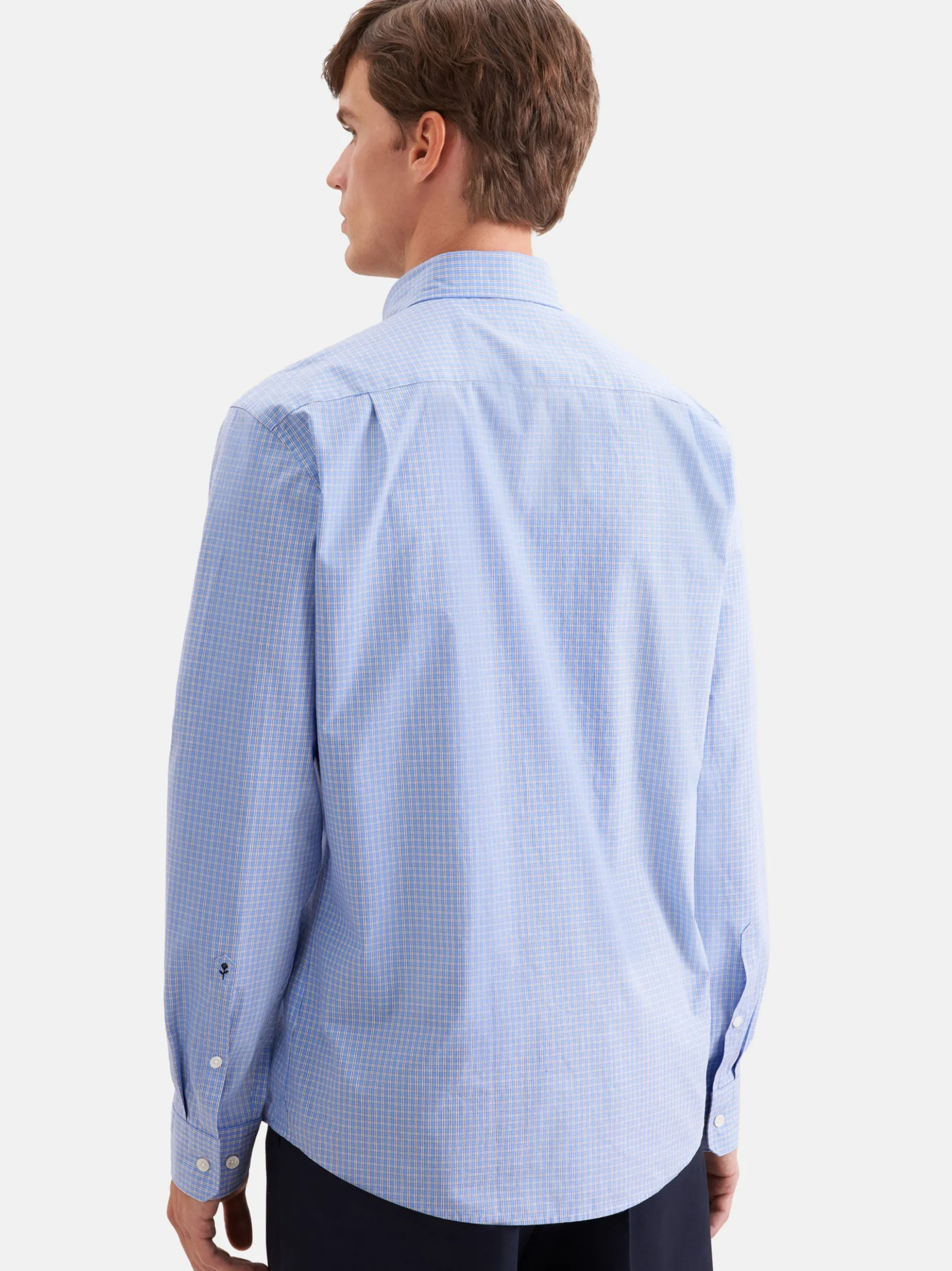 Seidensticker Herren Casual Hemd - Regular Fit in hellblau